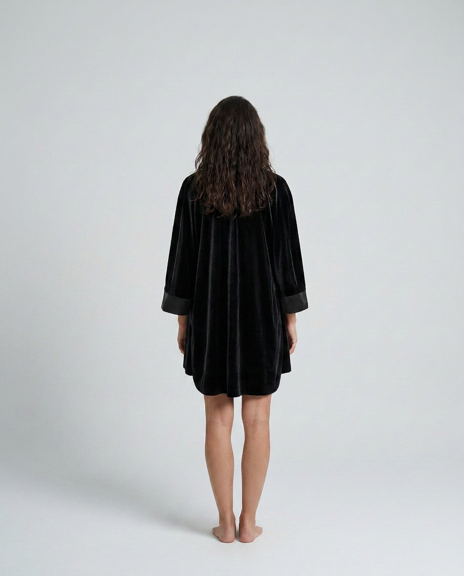 Blacked Out | Black Velvet Set