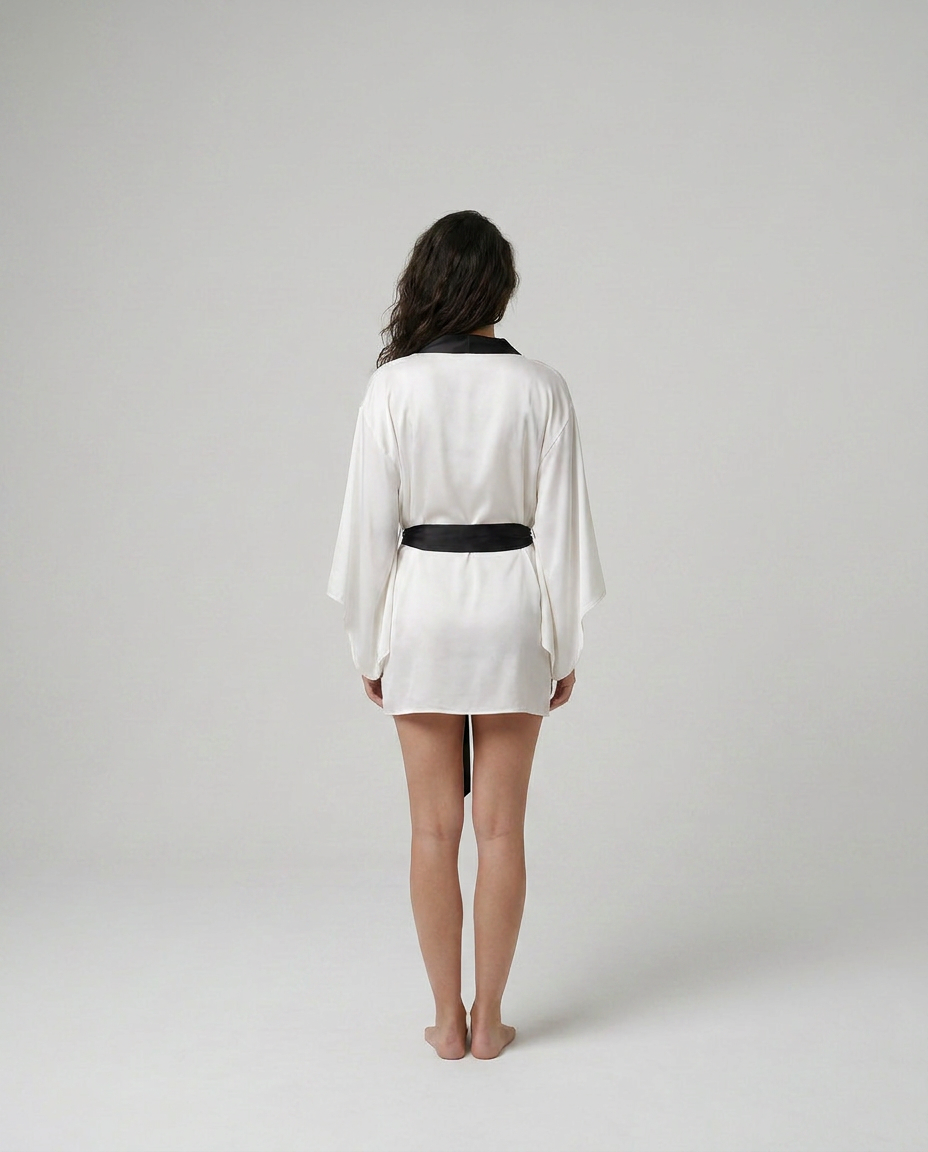 Fallen Angel | White Satin Set