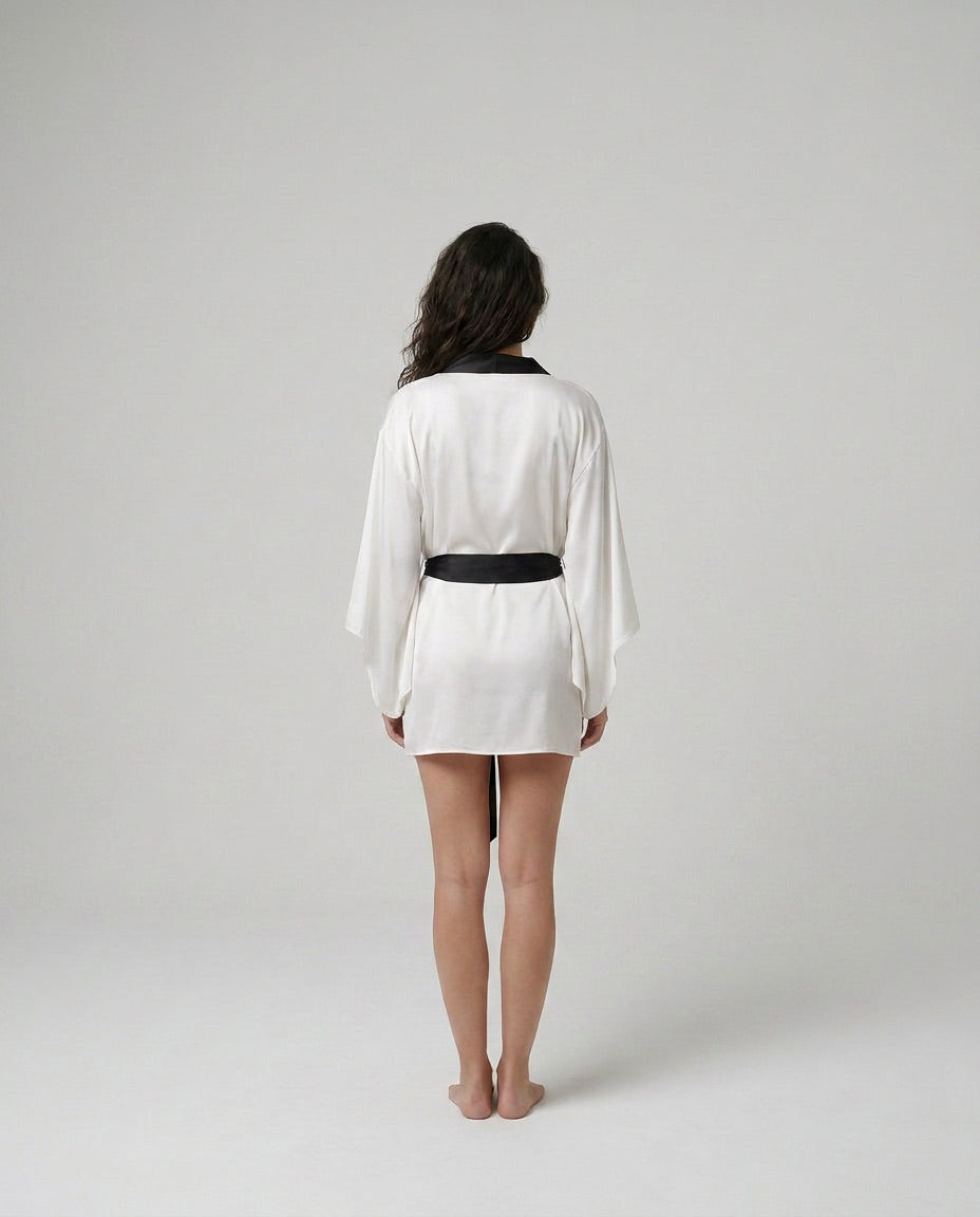 Fallen Angel | White Satin Set