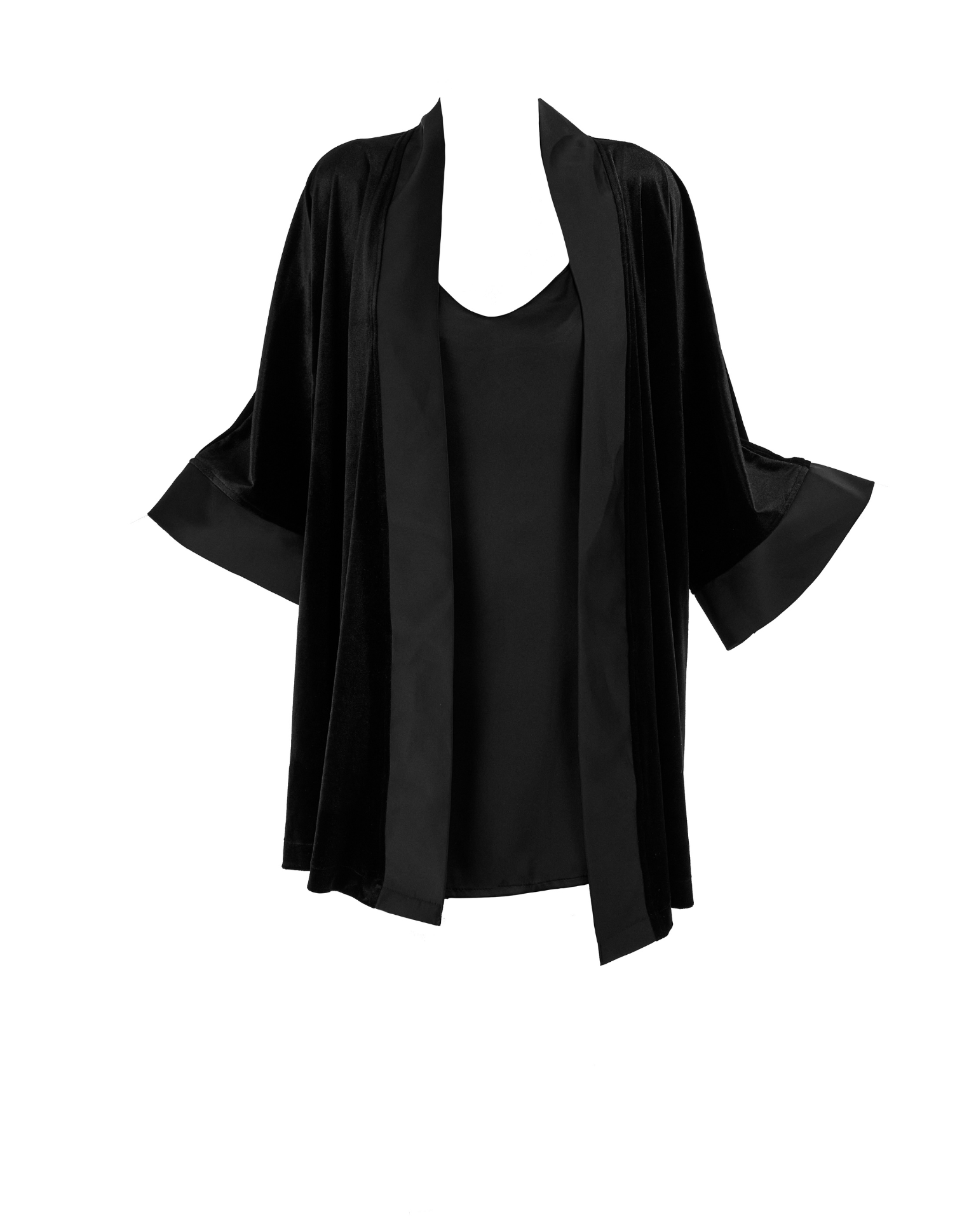 Blacked Out | Black Velvet Set
