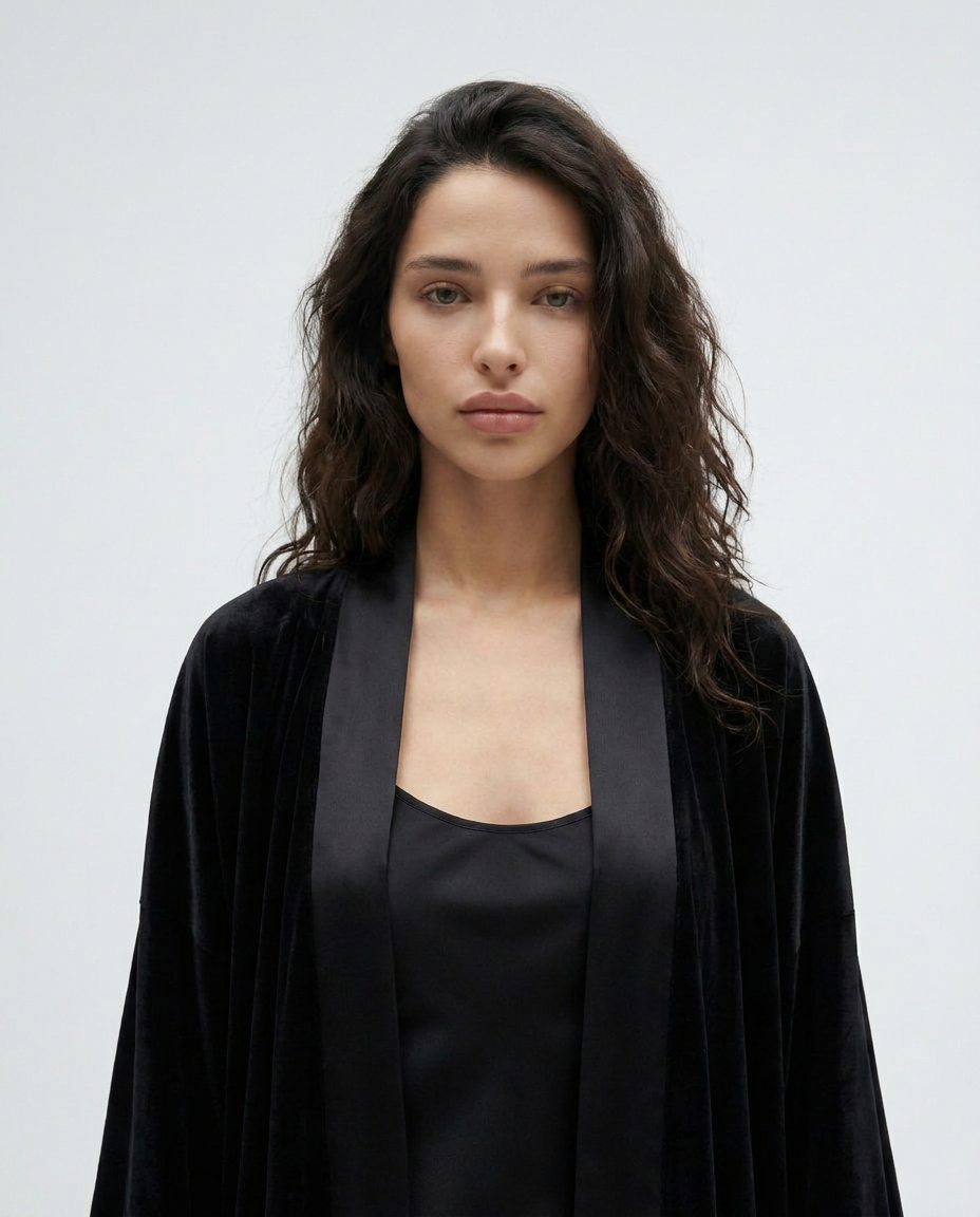 Blacked Out | Black Velvet Set