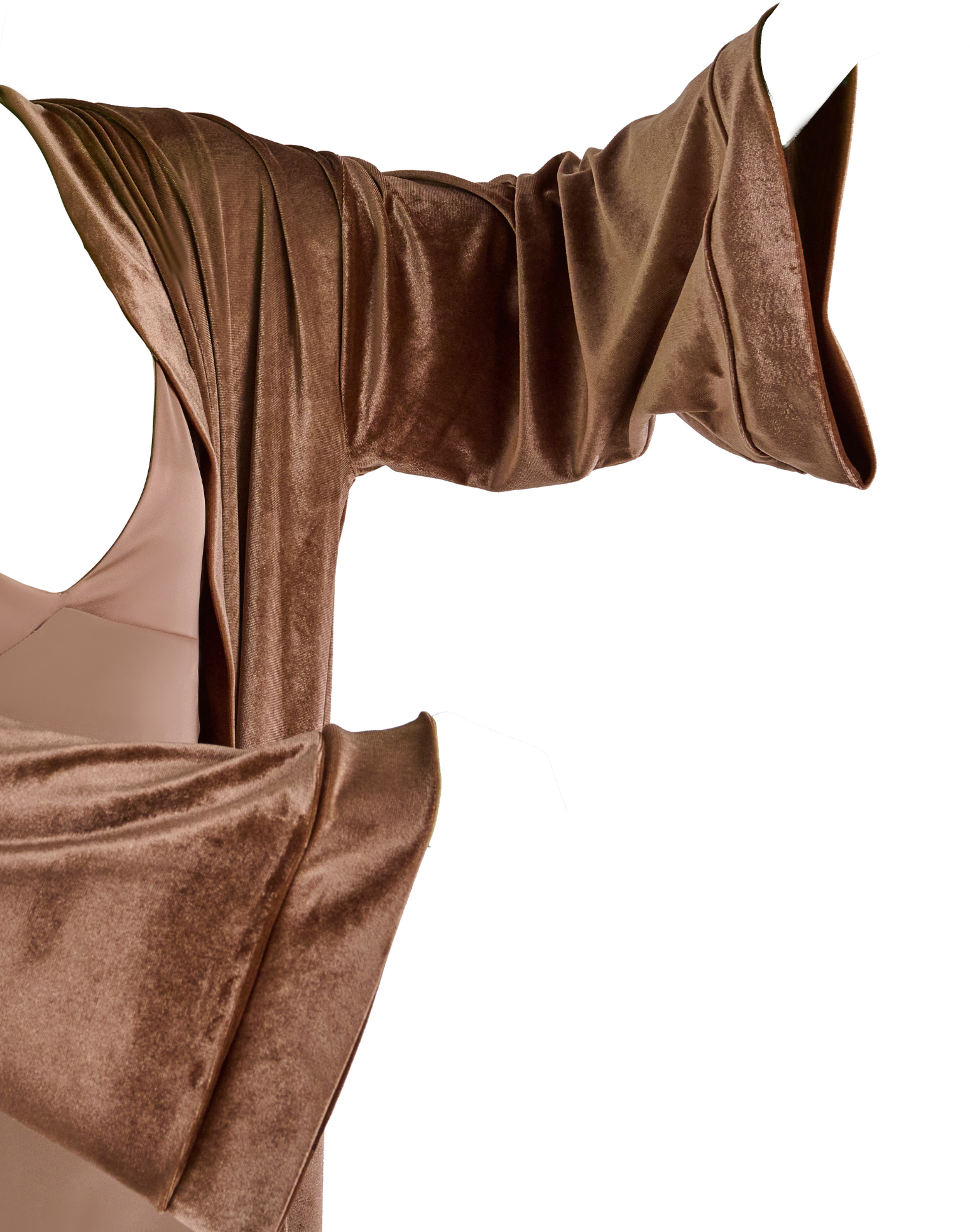 Drunk Champagne | Beige Velvet Set