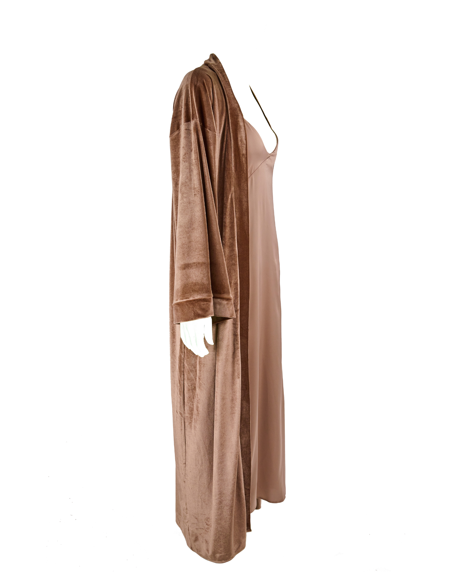 Drunk Champagne | Beige Velvet Set