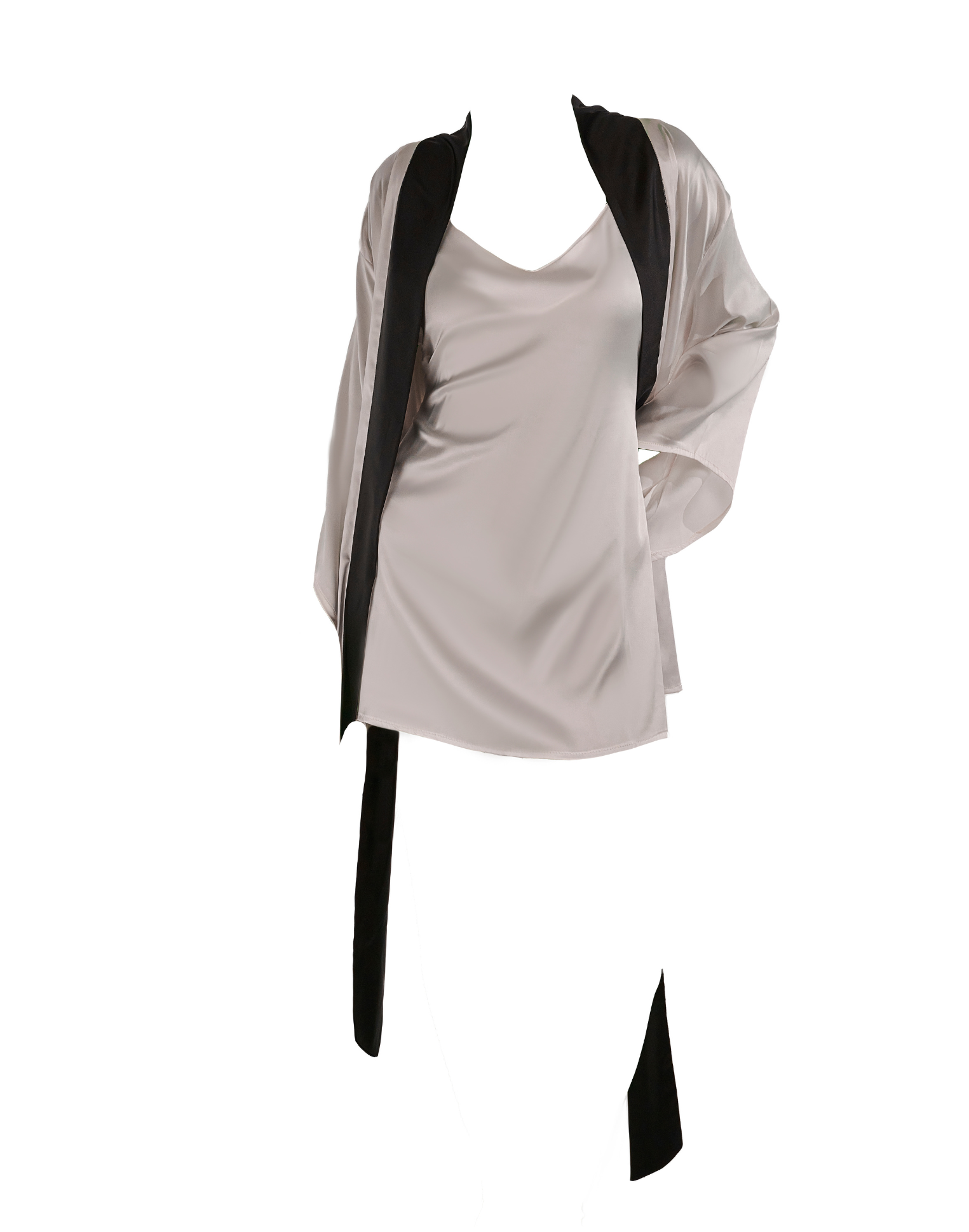 Fallen Angel | White Satin Set