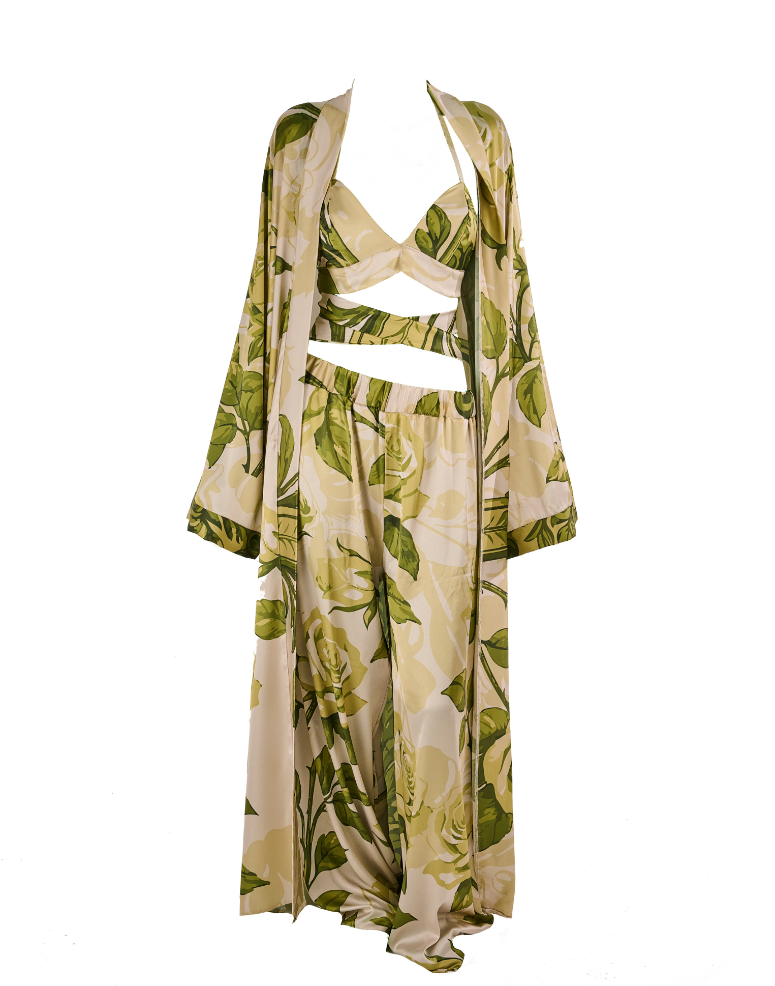 Gardened Eden | Floral Satin Set