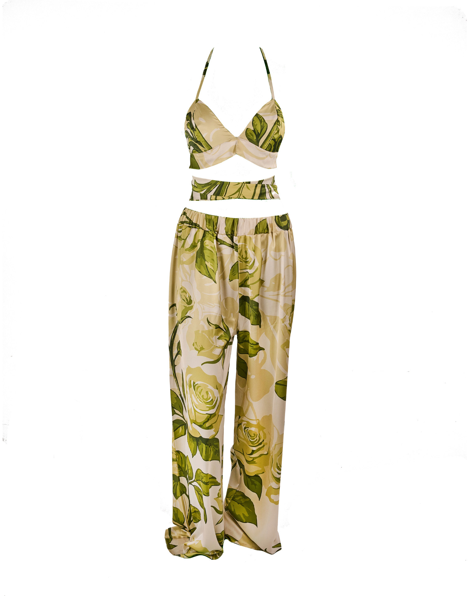 Gardened Eden | Floral Satin Set