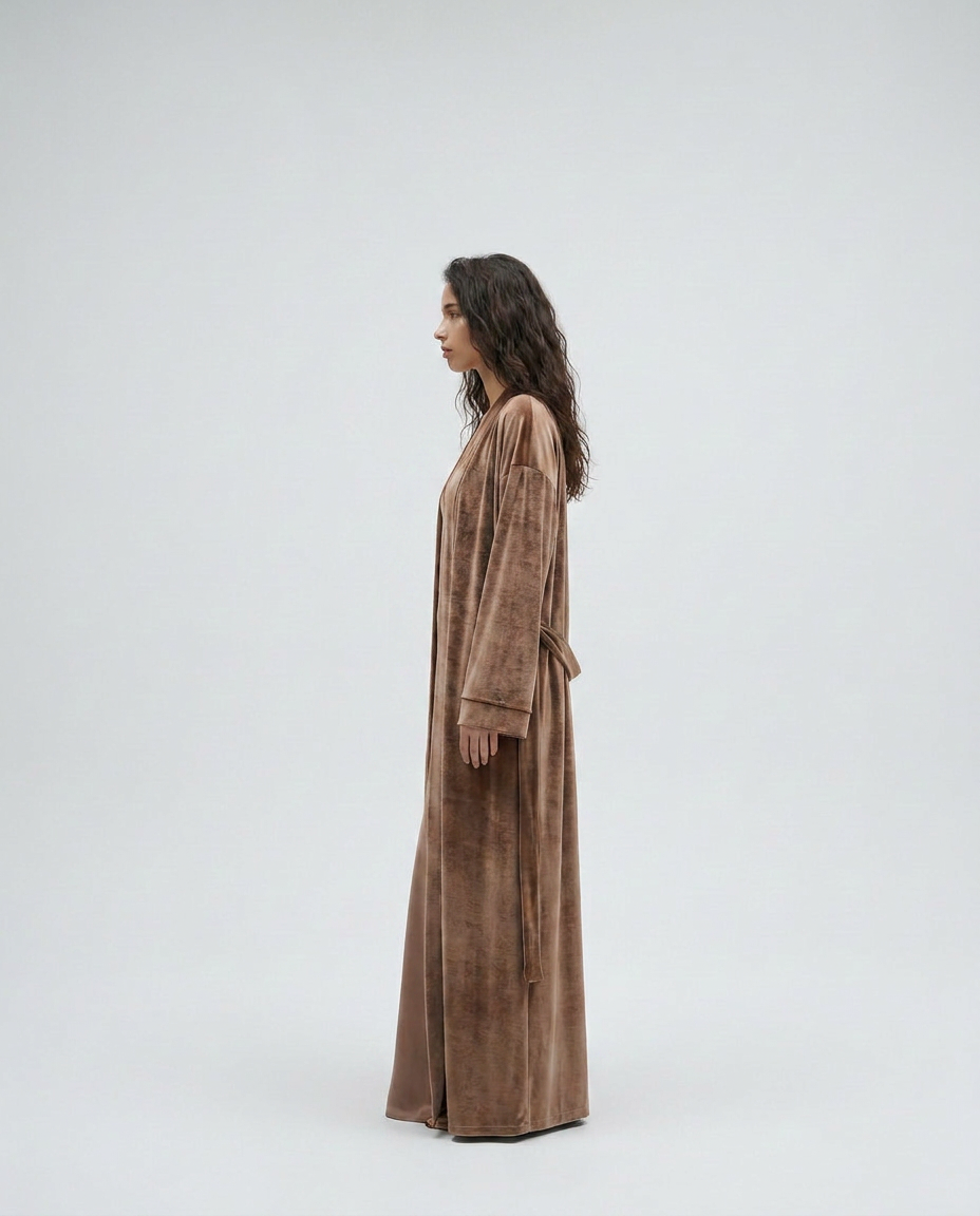 Drunk Champagne | Beige Velvet Set