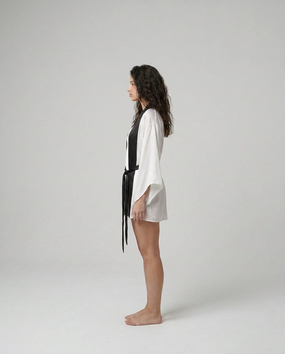 Fallen Angel | White Satin Set
