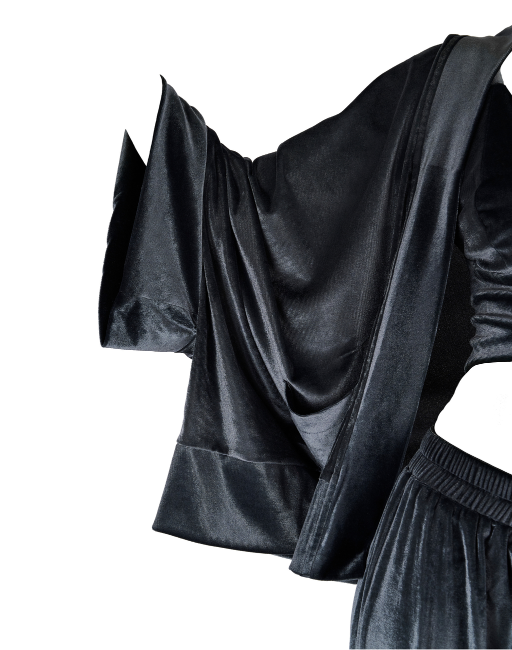 Smoken Ash | Gray Velvet Set