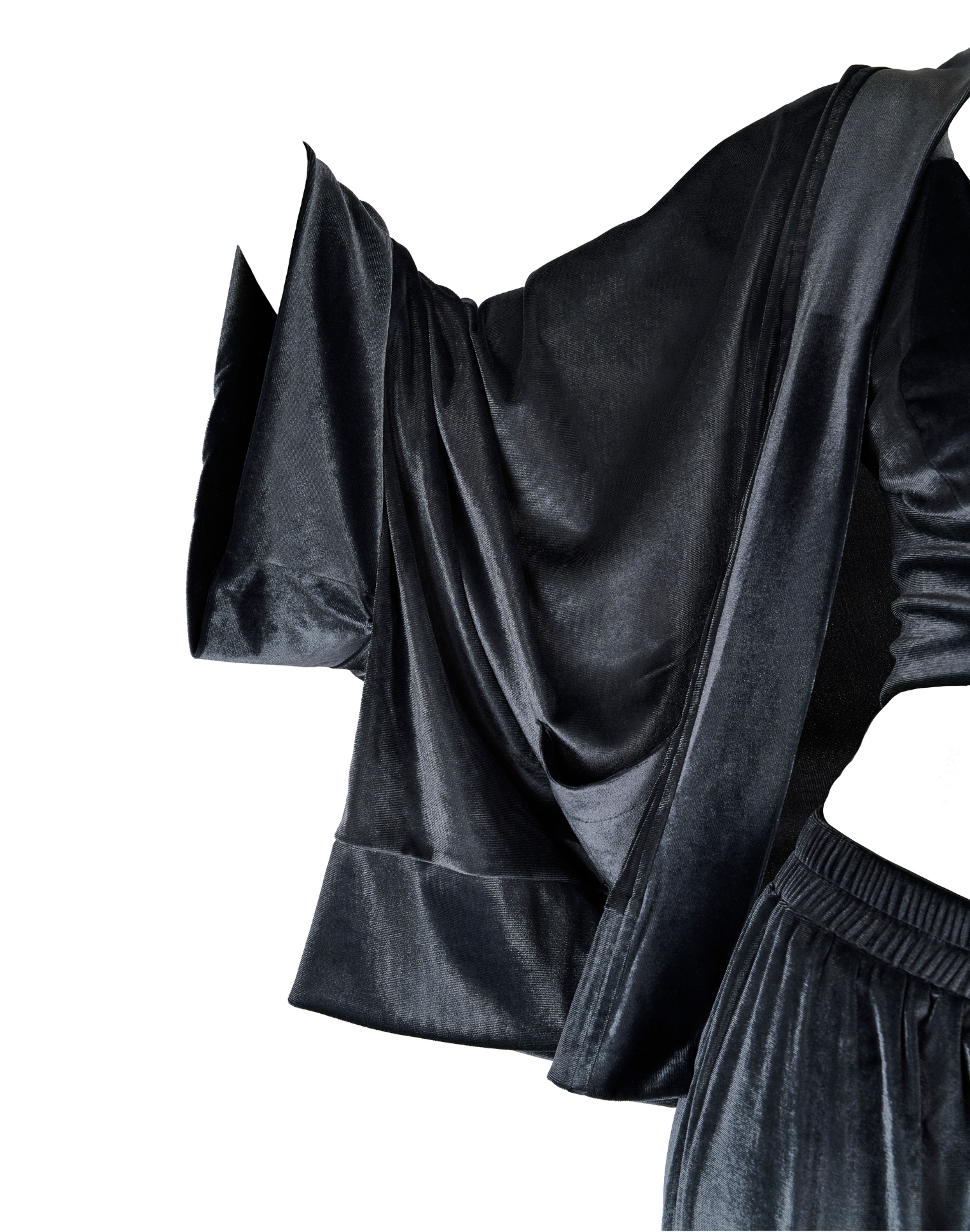 Smoken Ash | Gray Velvet Set