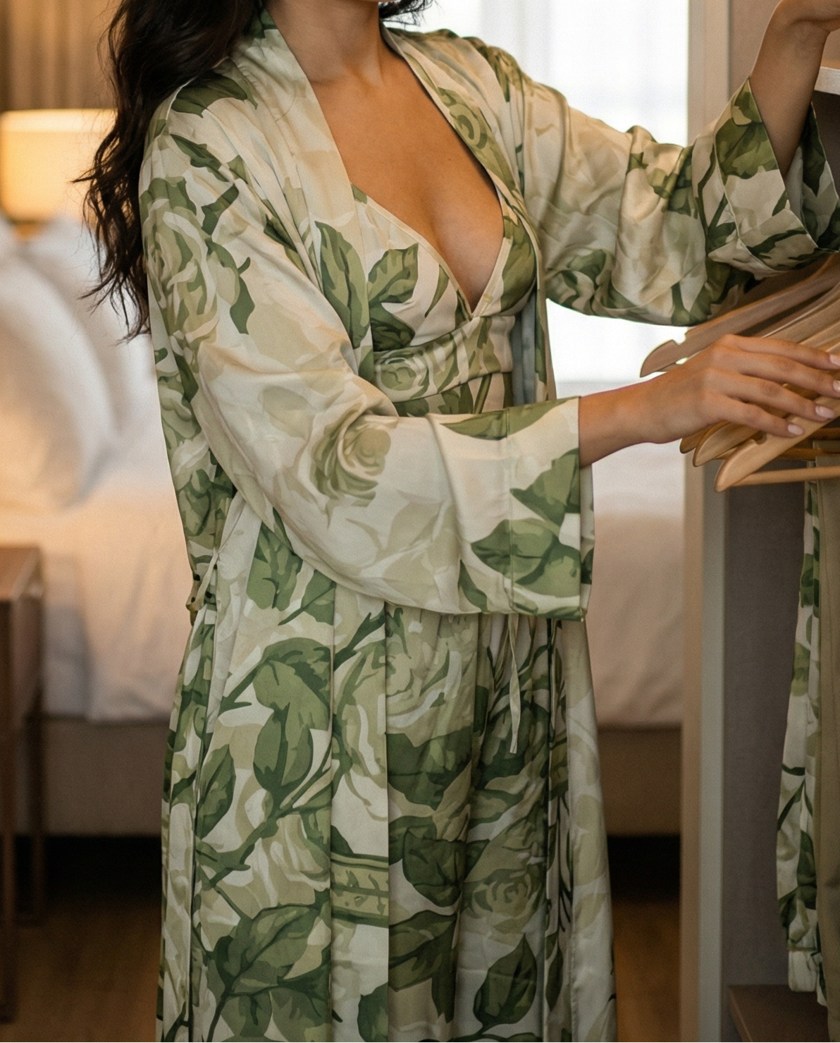 Gardened Eden | Floral Satin Set